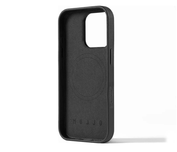 Mujjo Leather Case iPhone 16 Pro Max MagSafe black - 1296451 - zdjęcie 2
